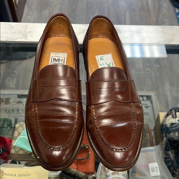Men\'s 80’s Brown Leather Loafers main image 5